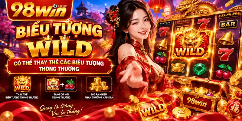 Biểu tượng Wild có thể thay thế các biểu tượng thông thường