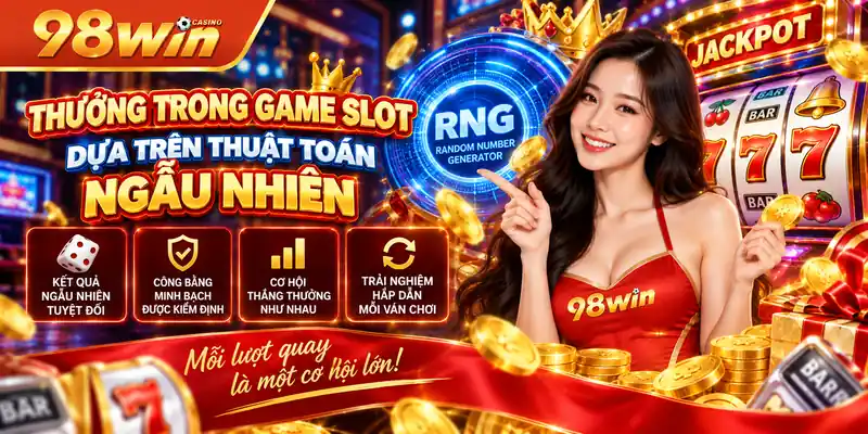 Thưởng trong game slot dựa trên thuật toán ngẫu nhiên