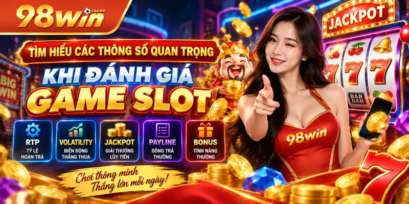 Tìm hiểu các thông số quan trọng khi đánh giá game slot